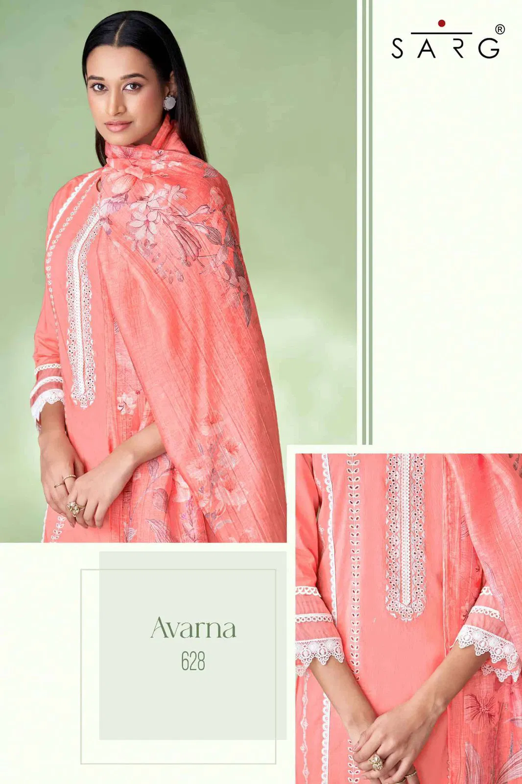 Avarna By Sahiba Linen Dyed With Heavy Embroidery Dress Material Wholesale Price In Surat